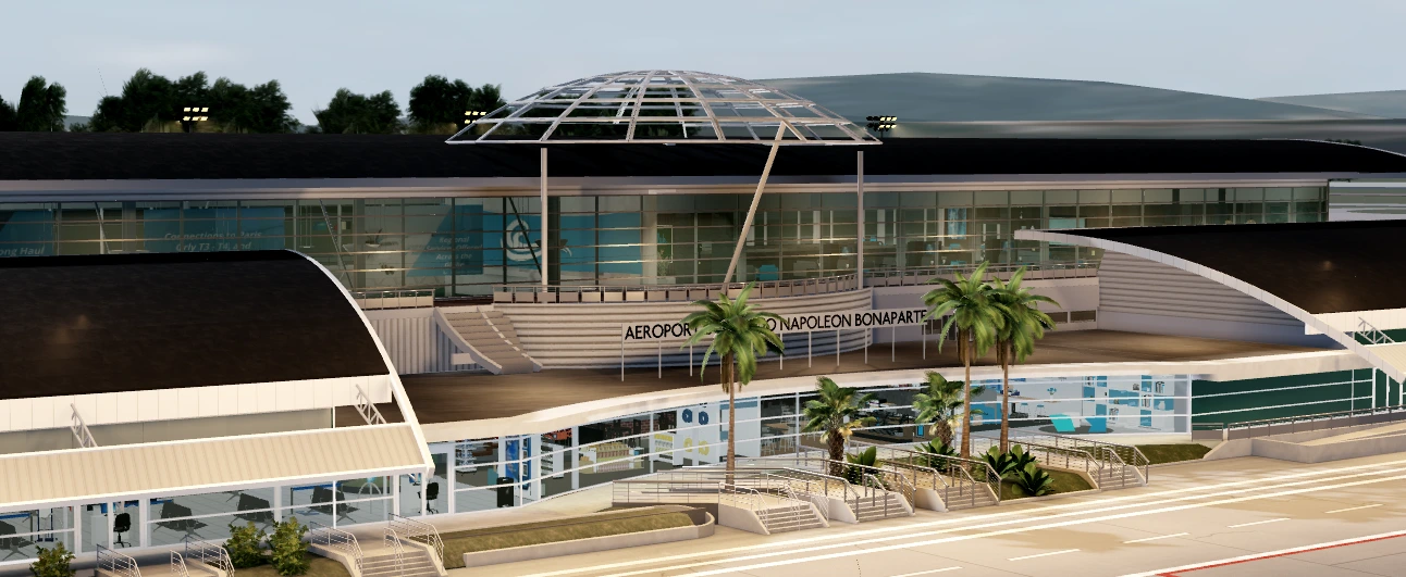 Picture of aruba airport. One of our destinations.